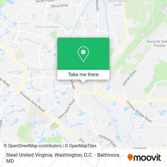 Steel United Virginia map