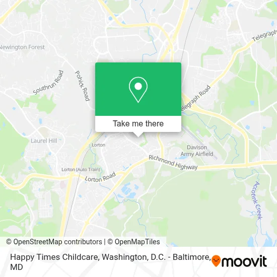 Happy Times Childcare map