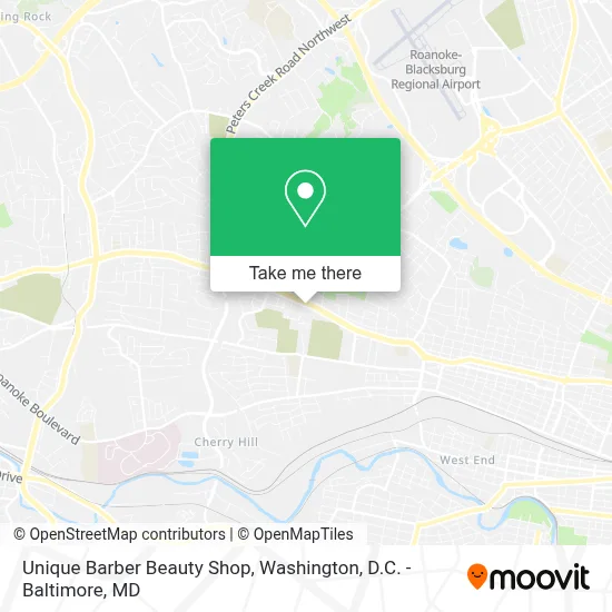 Unique Barber Beauty Shop map