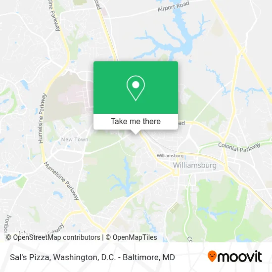 Sal's Pizza map