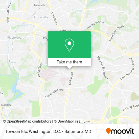 Towson Elc map