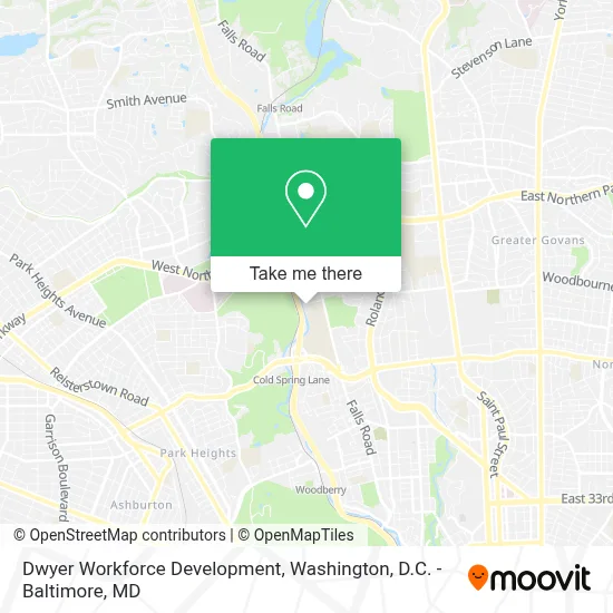 Dwyer Workforce Development map