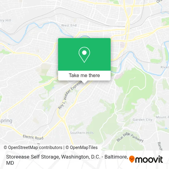 Storeease Self Storage map