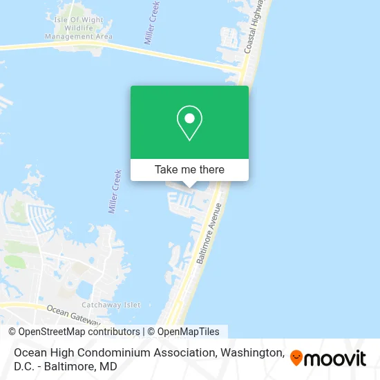 Ocean High Condominium Association map