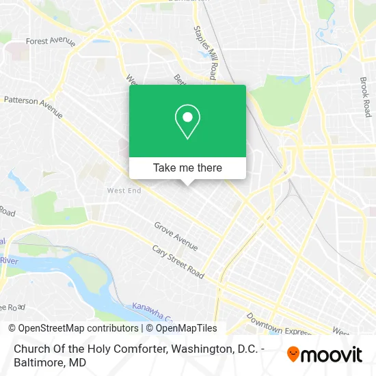 Church Of the Holy Comforter map