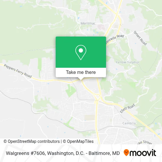 Walgreens #7606 map