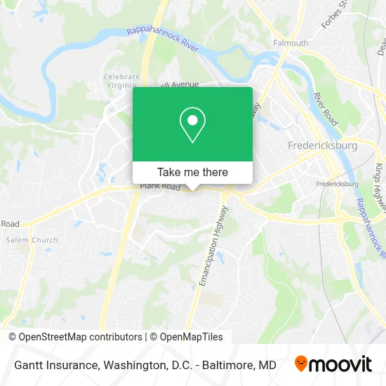 Gantt Insurance map