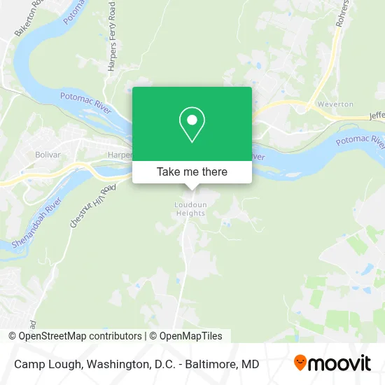 Camp Lough map