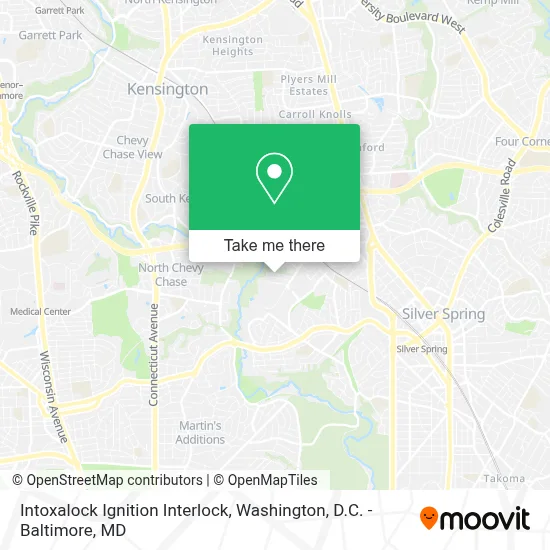 Intoxalock Ignition Interlock map