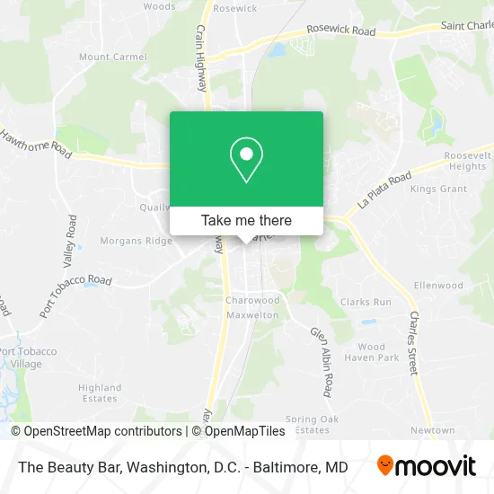 The Beauty Bar map