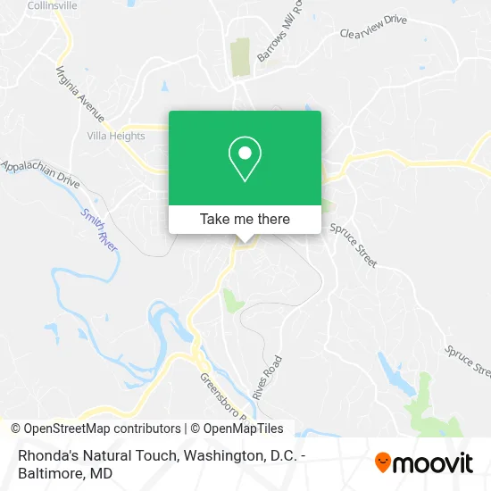 Rhonda's Natural Touch map