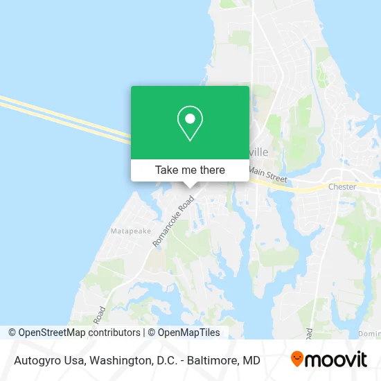 Autogyro Usa map
