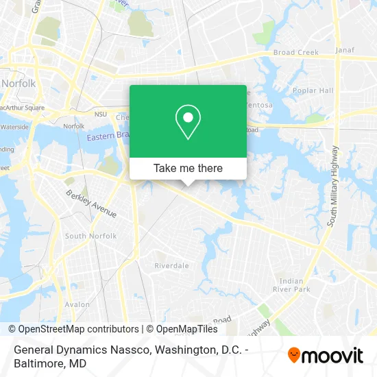 General Dynamics Nassco map