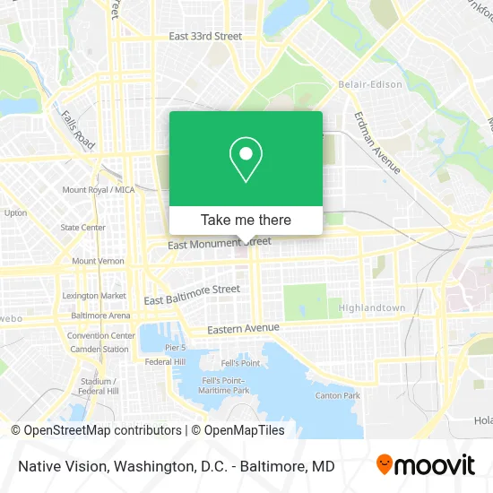 Native Vision map
