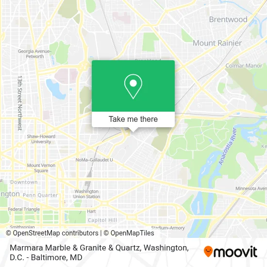 Marmara Marble & Granite & Quartz map