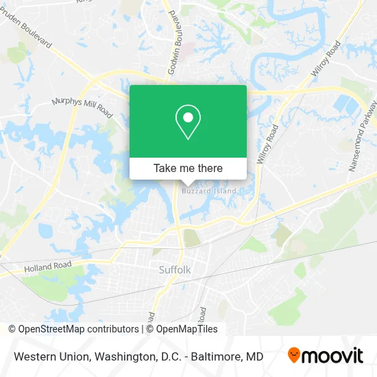 Western Union map
