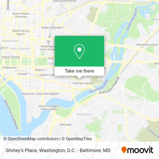 Shirley's Place map