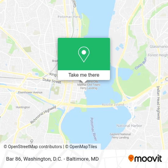 Bar 86 map