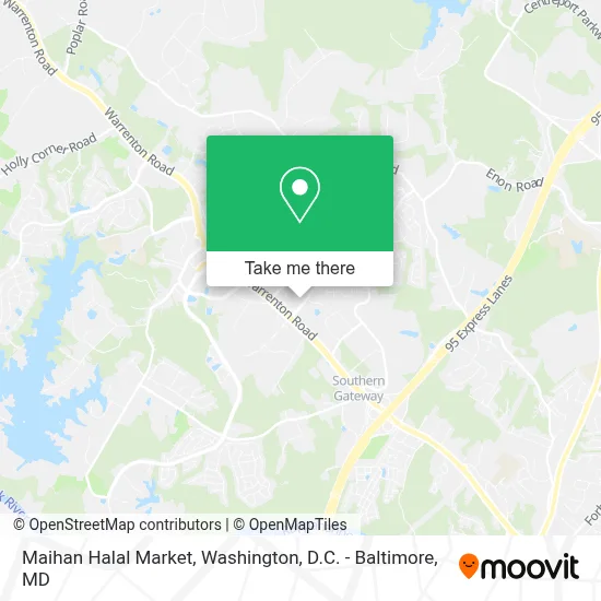 Maihan Halal Market map