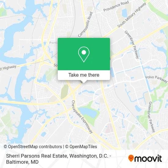 Sherri Parsons Real Estate map