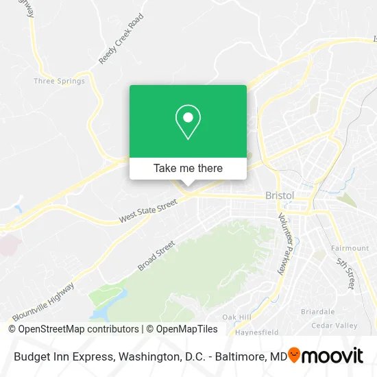 Budget Inn Express map