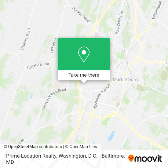 Prime Location Realty map