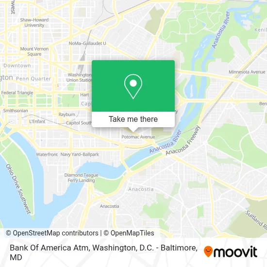 Bank Of America Atm map