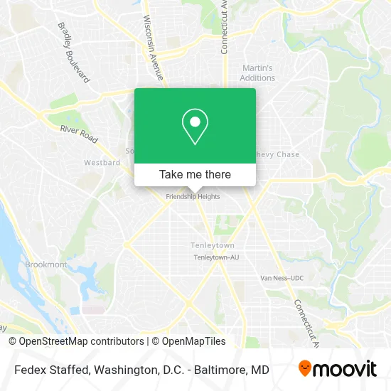 Fedex Staffed map