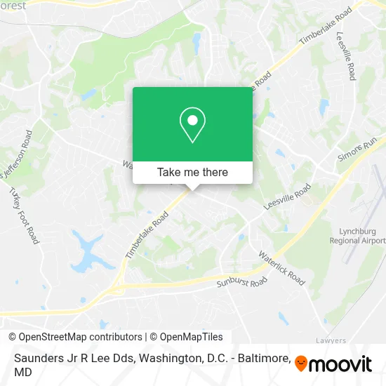 Saunders Jr R Lee Dds map