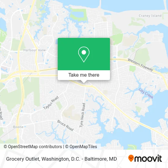 Grocery Outlet map