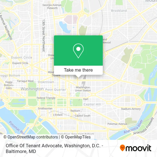 Office Of Tenant Advocate map