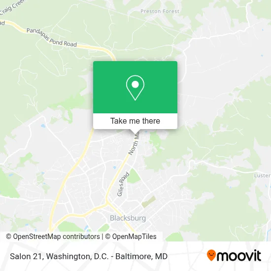 Salon 21 map