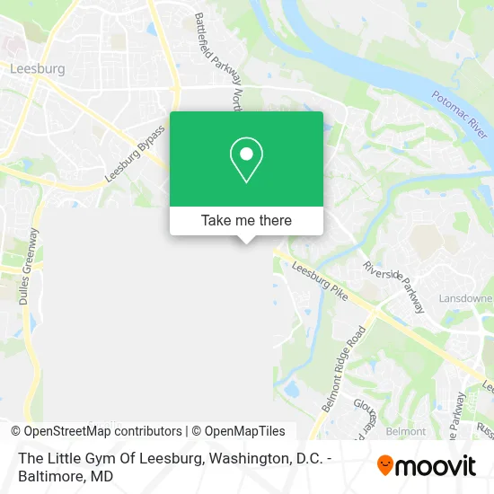 The Little Gym Of Leesburg map