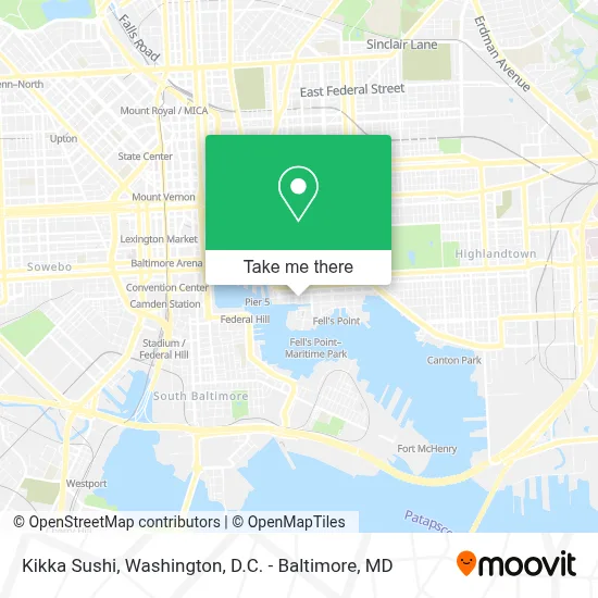 Kikka Sushi map