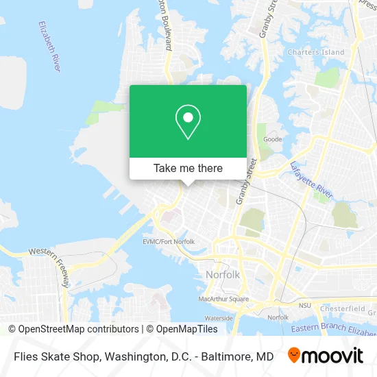 Flies Skate Shop map