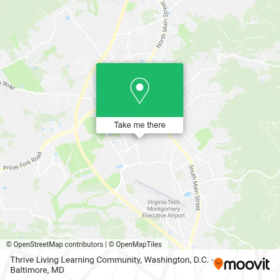 Thrive Living Learning Community map