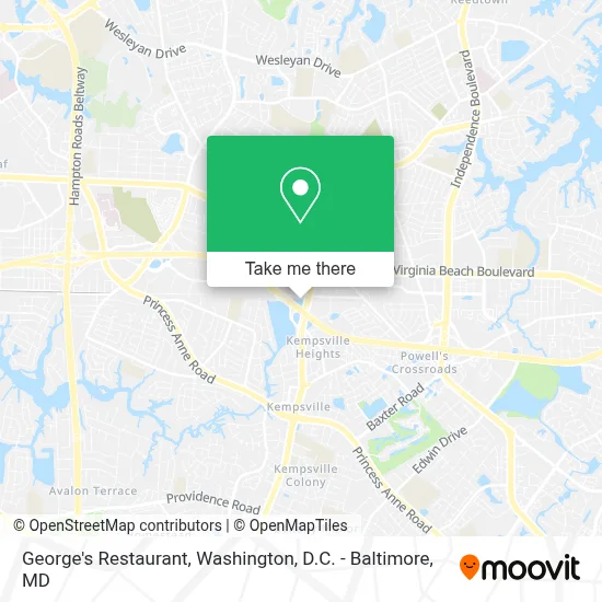George's Restaurant map