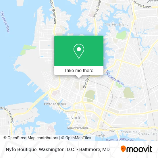 Nyfo Boutique map