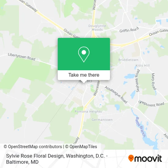 Sylvie Rose Floral Design map