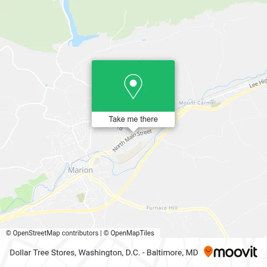 Dollar Tree Stores map