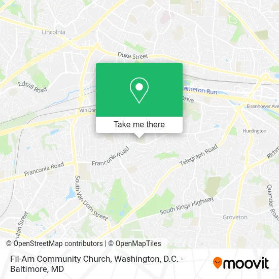 Fil-Am Community Church map