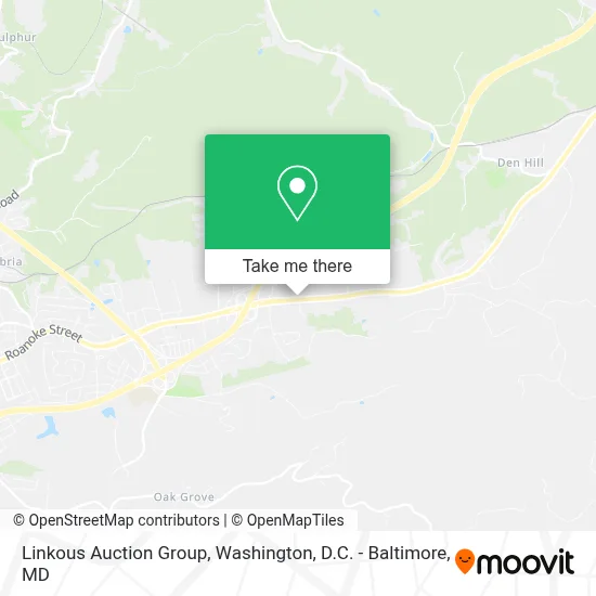 Linkous Auction Group map