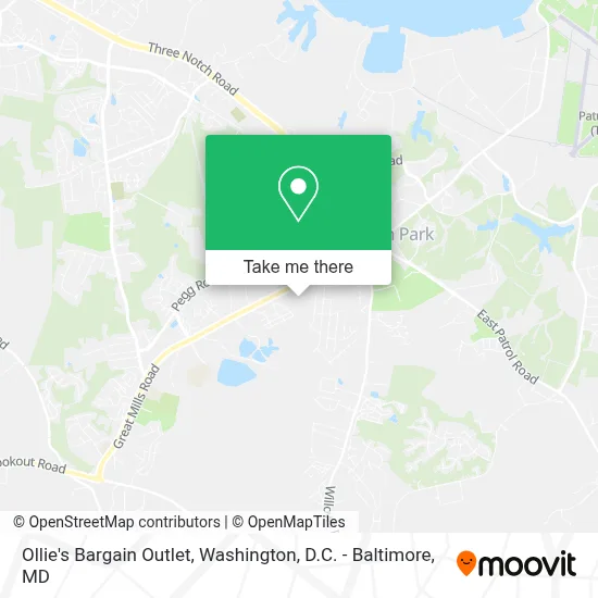 Ollie's Bargain Outlet map