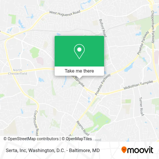 Serta, Inc map