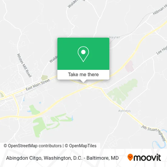 Abingdon Citgo map