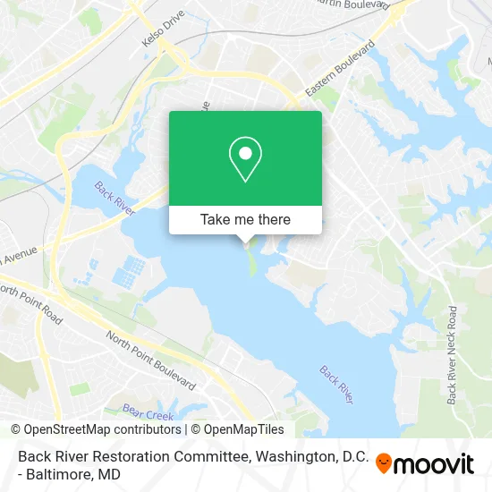 Back River Restoration Committee map