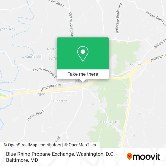 Blue Rhino Propane Exchange map