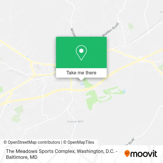 The Meadows Sports Complex map