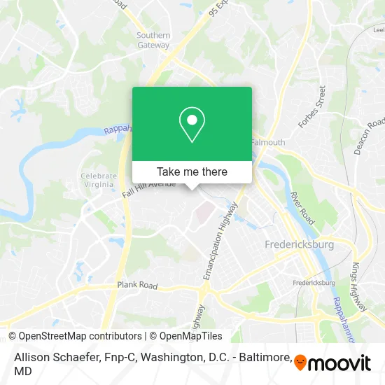 Allison Schaefer, Fnp-C map