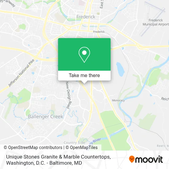Unique Stones Granite & Marble Countertops map